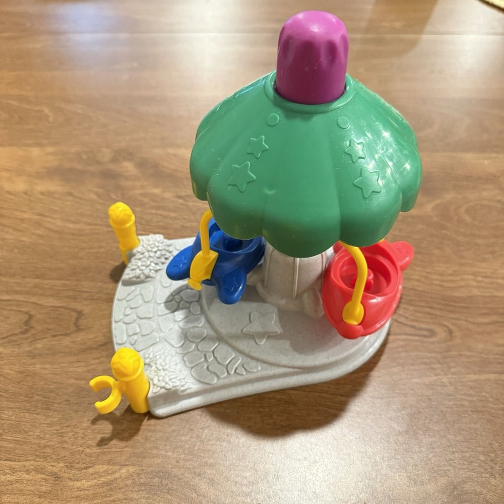 Fisher Price Little People Spinning Airplane Ride Carnival Circus 2003 Mattel